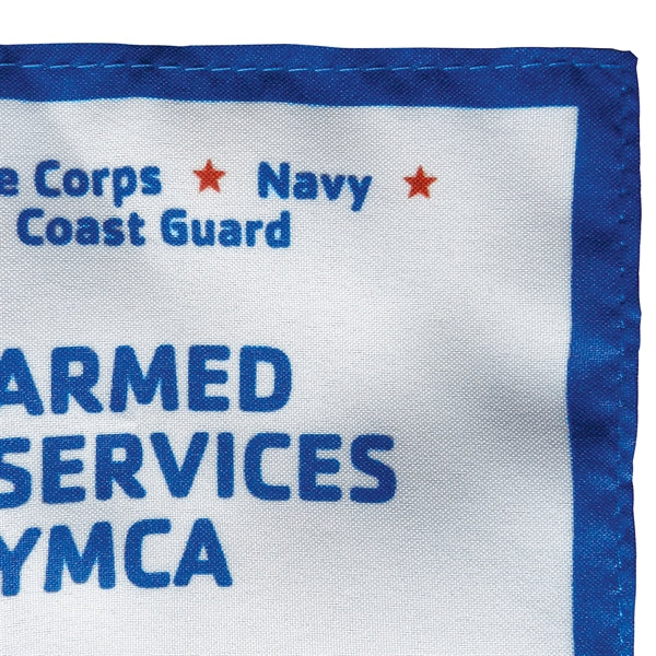 4" x 6" Double Sided Stick Flag with Black Plastic Base