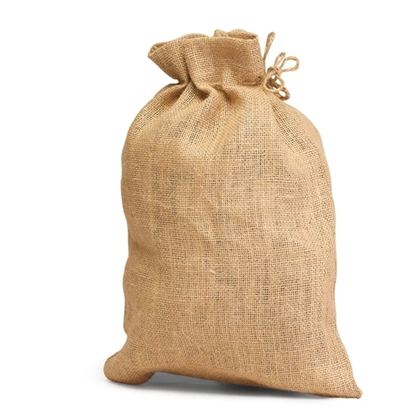 Raw Jute Drawstring Bag (10 x 14)