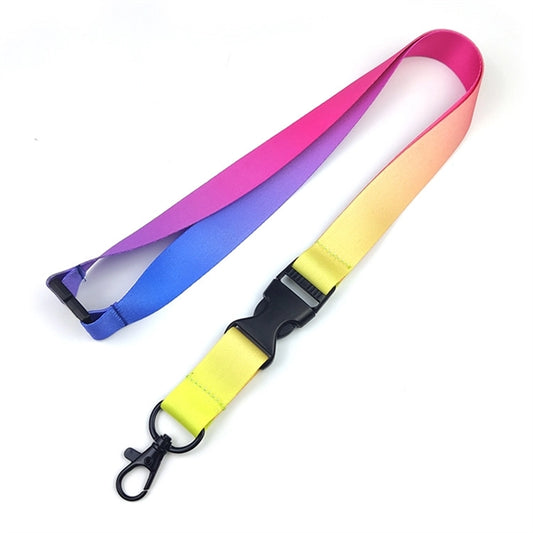 3/4" Full Color Lanyard w/ Lobster Claw and Buckle with Safe