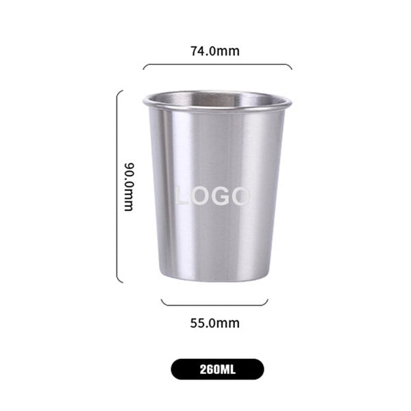 Stainless Steel Pint Cups- 8.8oz