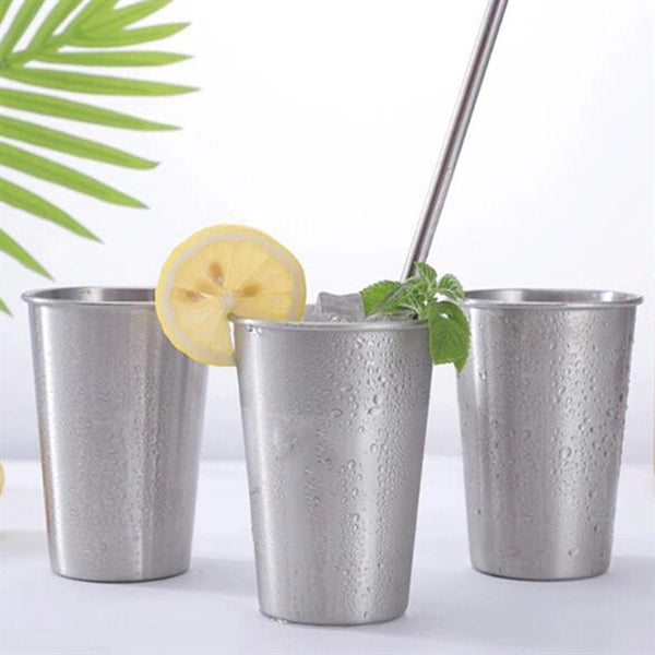 Stainless Steel Pint Cups- 8.8oz