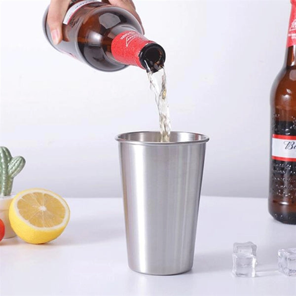 Stainless Steel Pint Cups- 8.8oz