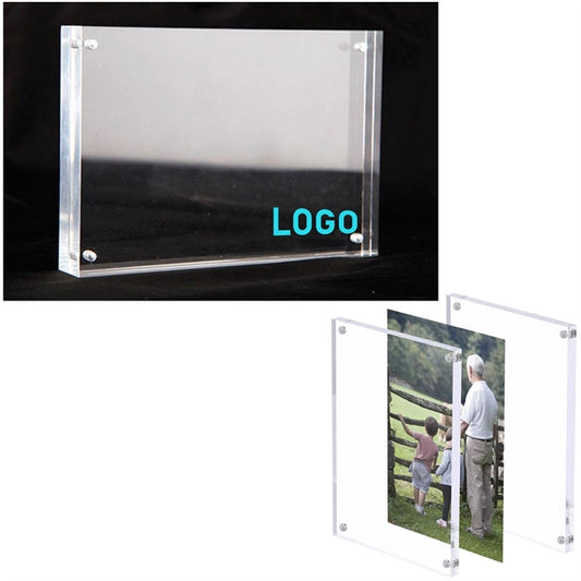Imprinted Transparent Magnetic Photo Frame