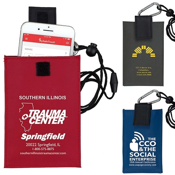 Angel Cell Phone & Id Holder Wallet With Carabiner