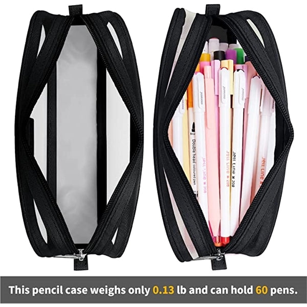Grid Mesh Pencil Case