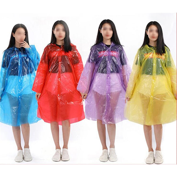 Disposable Rain Ponchos