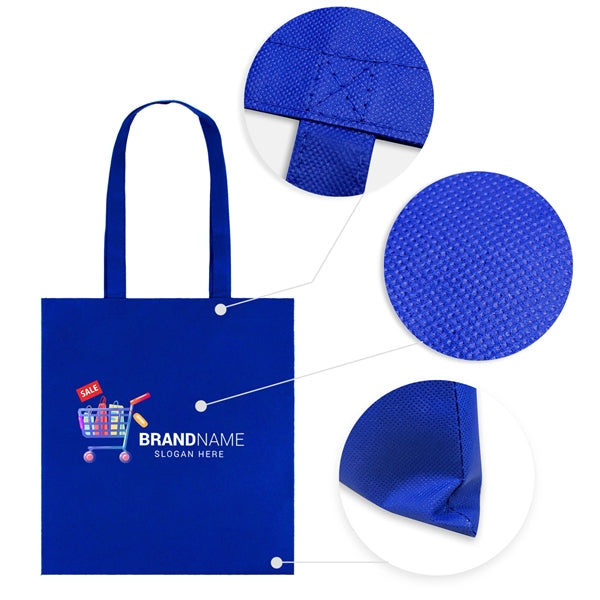 Non-Woven Value Tote Bag 13"W*14"H(Ocean)