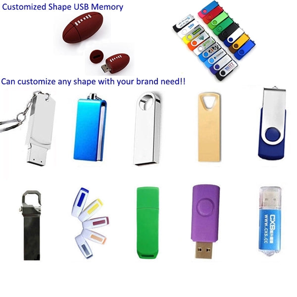 Swivel USB Memory Flash Drives