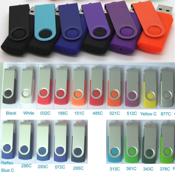 Swivel USB Memory Flash Drives