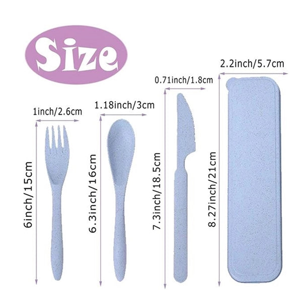 Portable Wheat Cutlery
