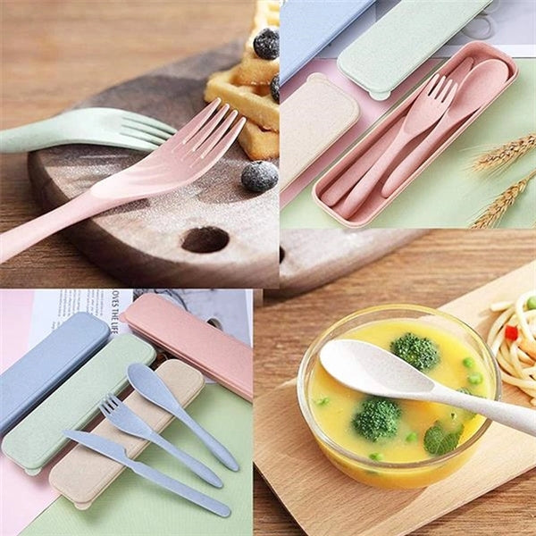 Portable Wheat Cutlery