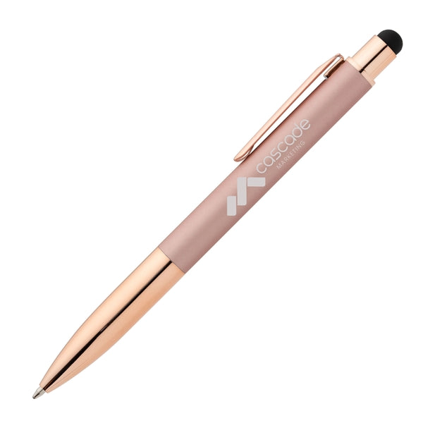 Baltic Softy Rose Gold Pen w/ Stylus - Laser Engrave