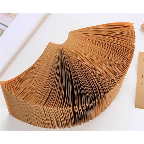 Kraft paper memo Note Block