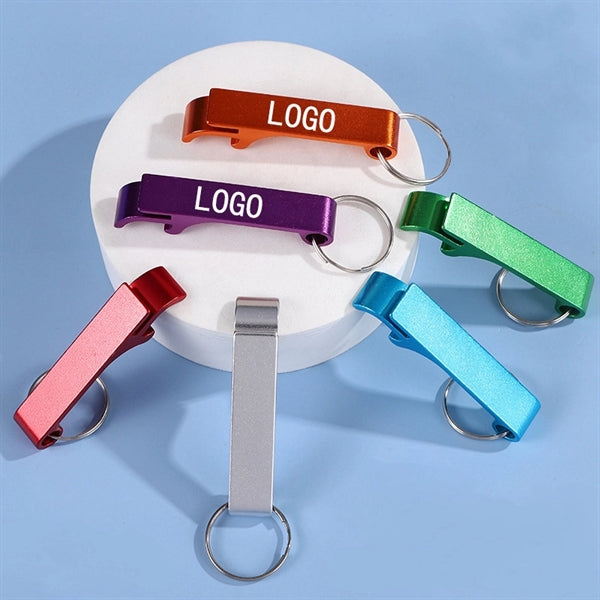 Aluminum Alloy Keychain & Bottle Can Opener 2 in 1
