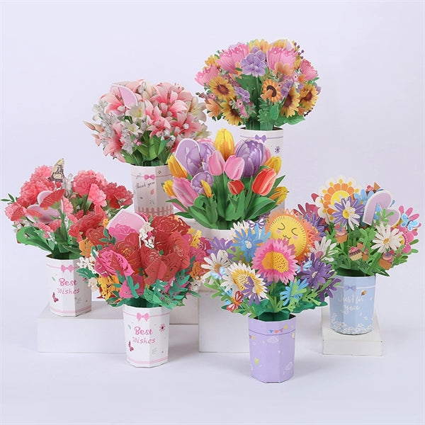 Forever Flower Pop Up Card Bouquet