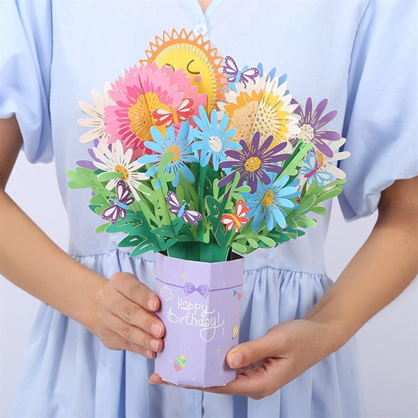 Forever Flower Pop Up Card Bouquet