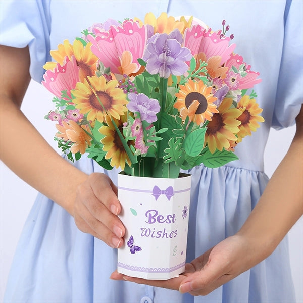 Forever Flower Pop Up Card Bouquet