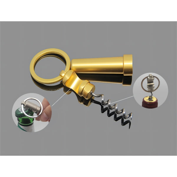 Bottle Opener With Keychain