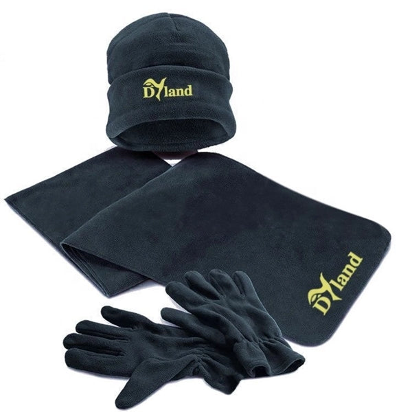 Scarf, Gloves And Beanie Set