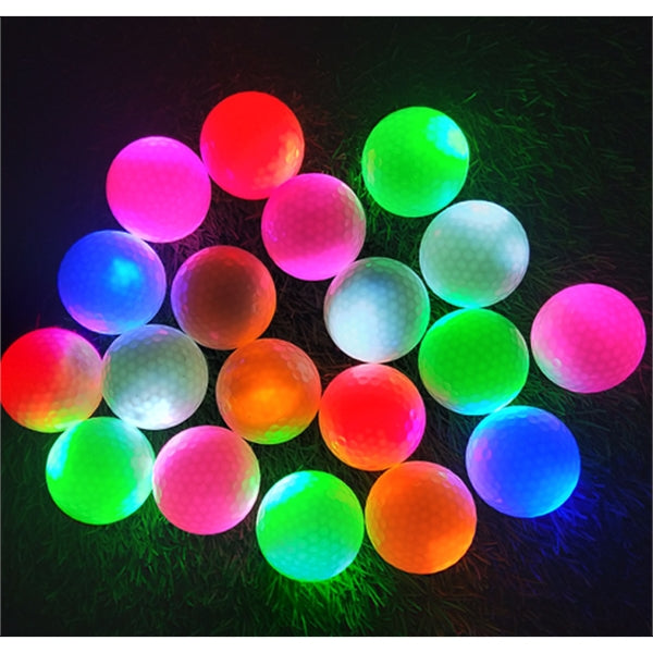 LED golf balls