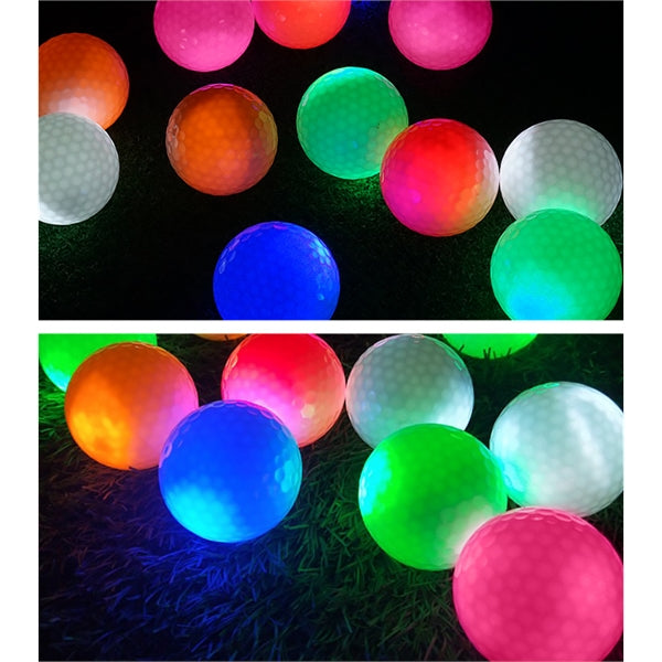 LED golf balls