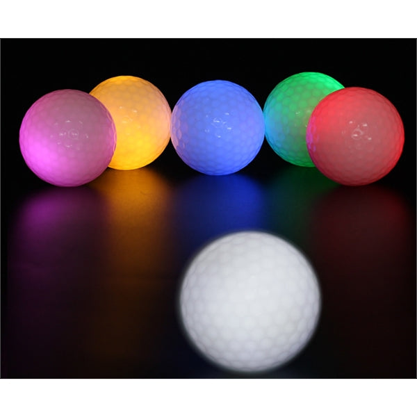 LED golf balls