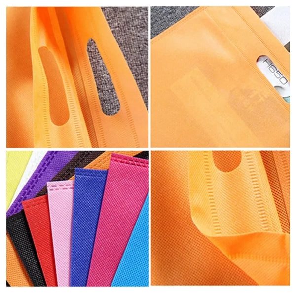 Cut-Out Handle Tote Non woven bag