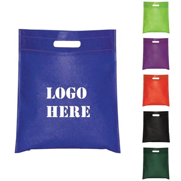 Cut-Out Handle Tote Non woven bag