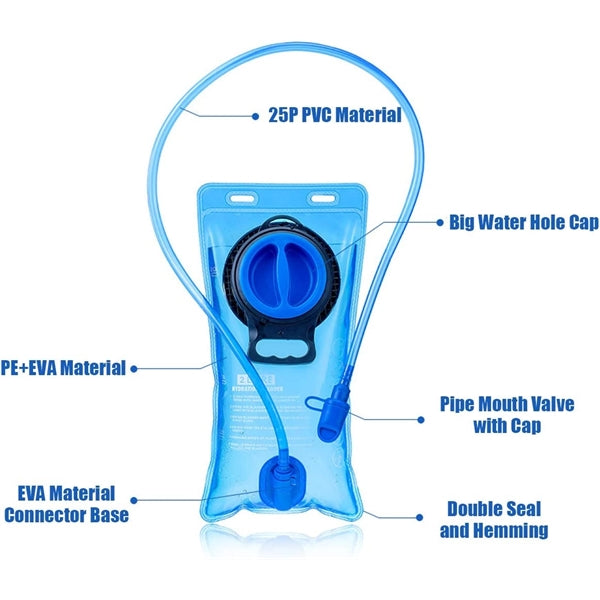 2 Liter Leakproof Water Storage Bladder Bag