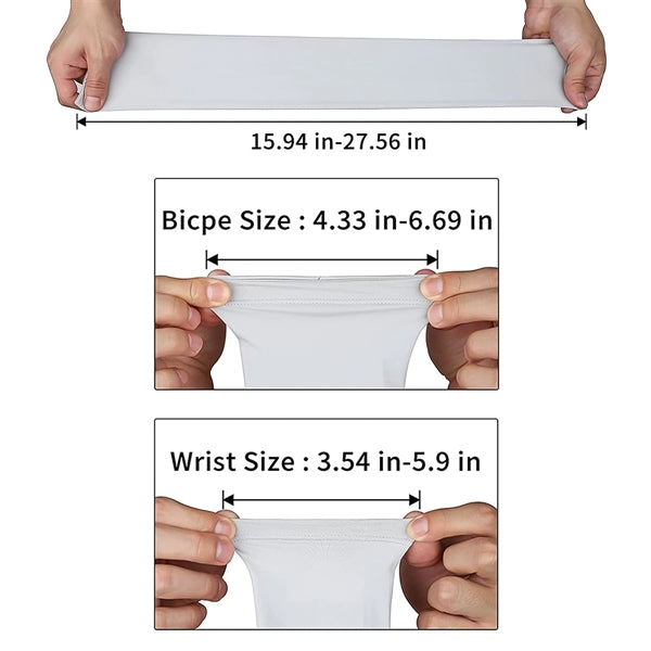 Gradient UV Protection Cooling Arm Sleeves