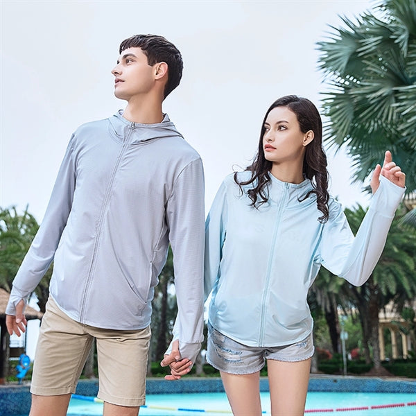 Upf 50+ Sun Protection Zip Up Hoodie