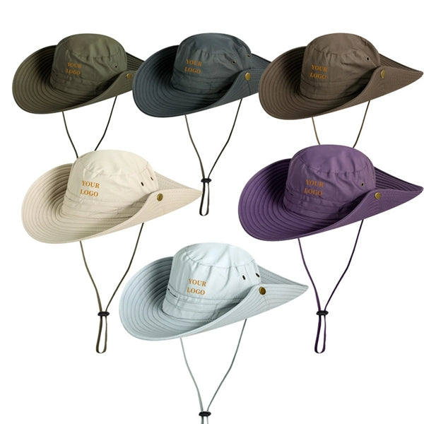 Wide Brim Adjustable Fisherman Hat