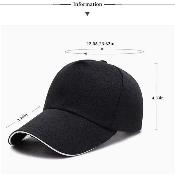 Unisex Pure Color Baseball Cap
