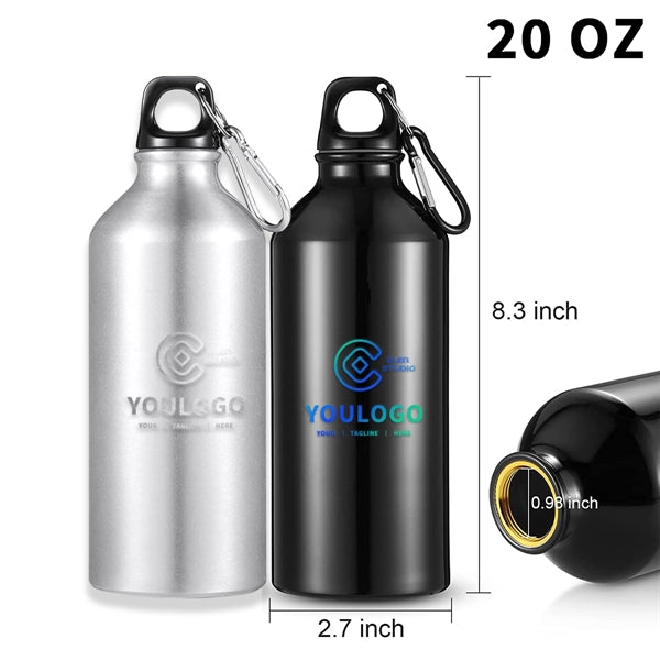 20oz Ultra Light Aluminium Sports Water Bottle