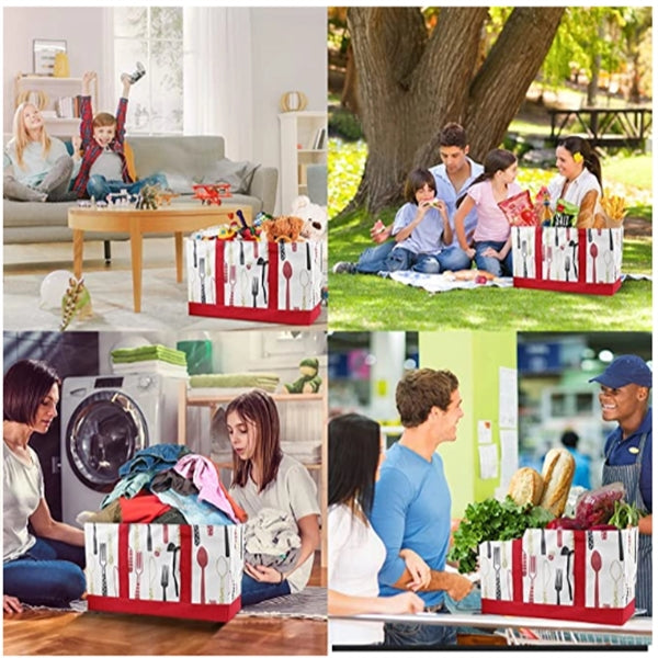 Insulated Foldable Large Utility Tote Bag