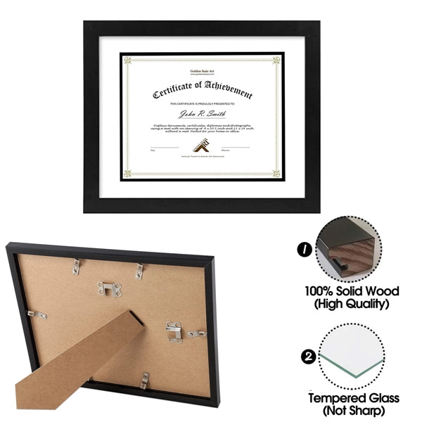 11x14 Certificate Frames with Stand