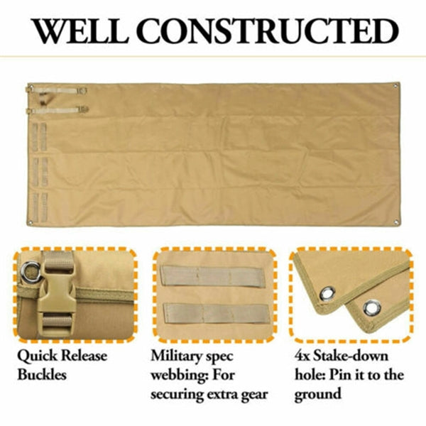 Tactical Shooting Range Training Picnic Mat
