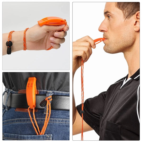 Emergency Whistles With Lanyard