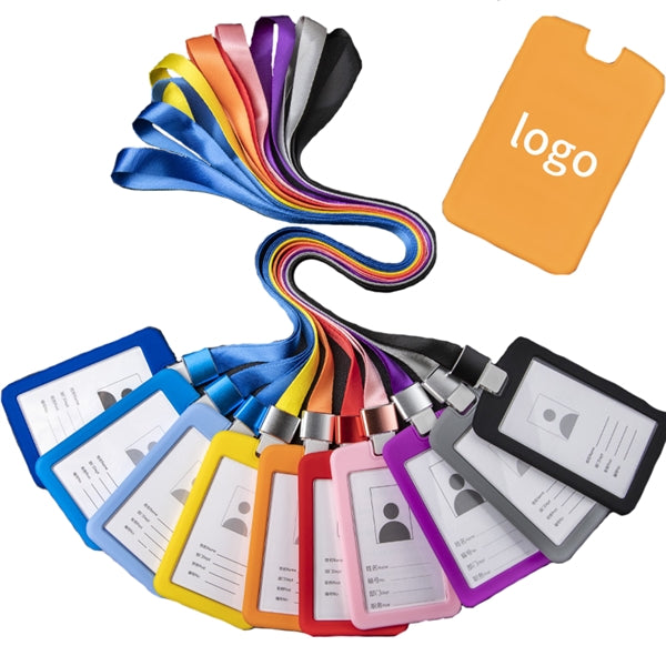ID Card Badge Holder With Lanyard