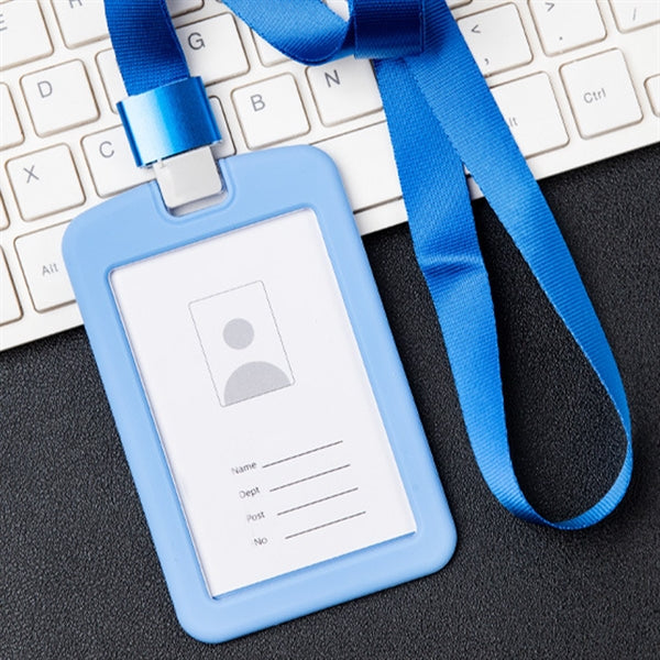 ID Card Badge Holder With Lanyard
