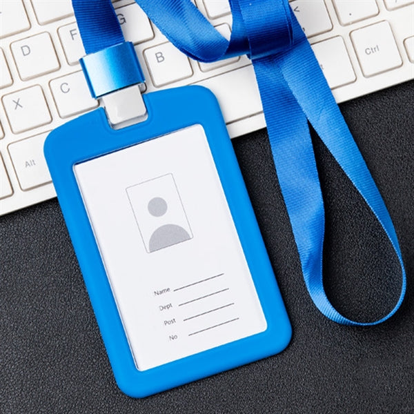 ID Card Badge Holder With Lanyard