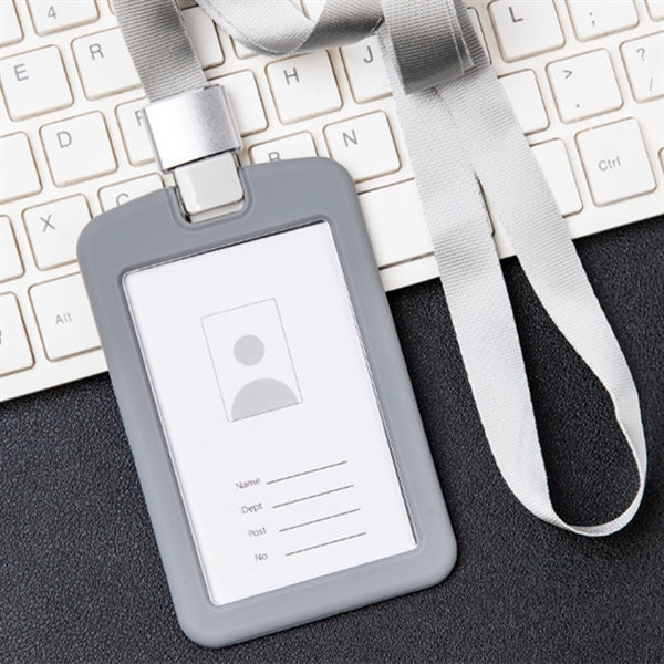 ID Card Badge Holder With Lanyard