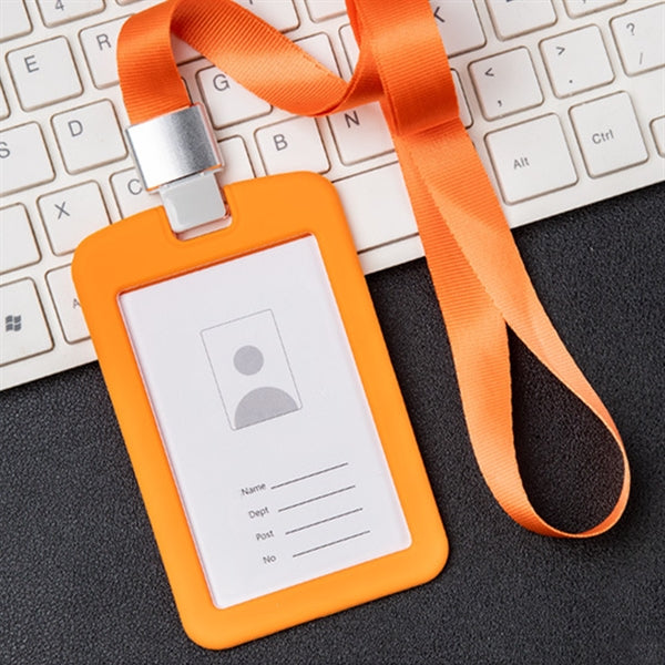 ID Card Badge Holder With Lanyard