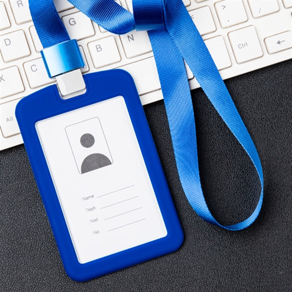 ID Card Badge Holder With Lanyard