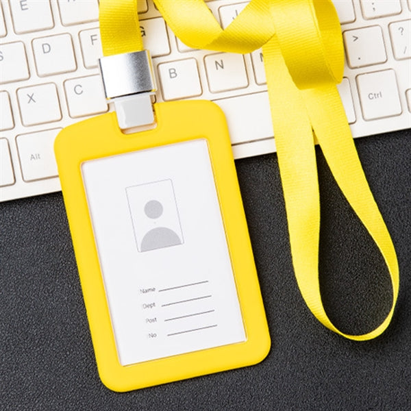 ID Card Badge Holder With Lanyard
