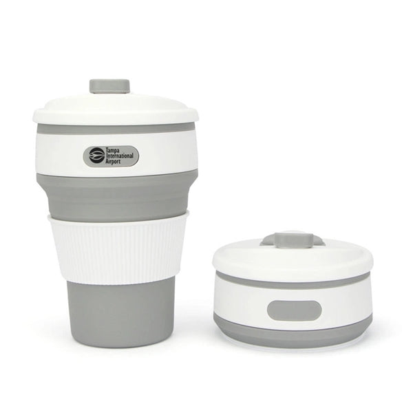 12 oz Collapsible BPA Free Silicone Coffee Cup Silica Mug