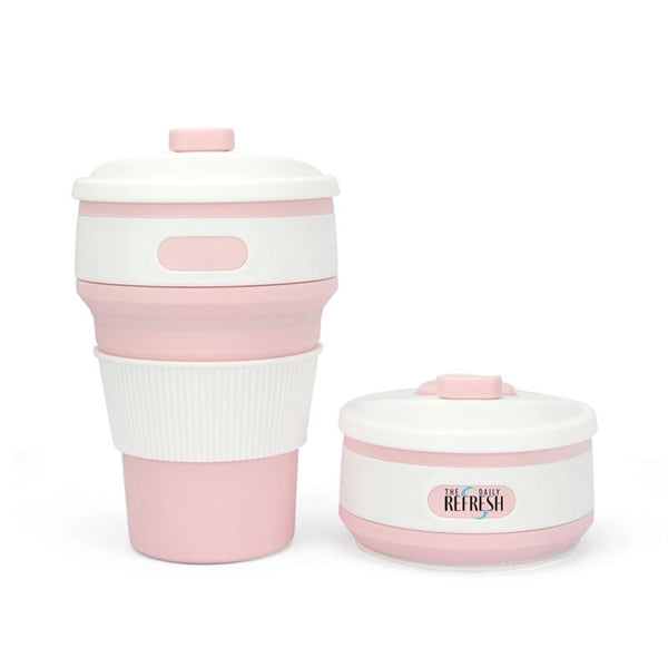 12 oz Collapsible BPA Free Silicone Coffee Cup Silica Mug