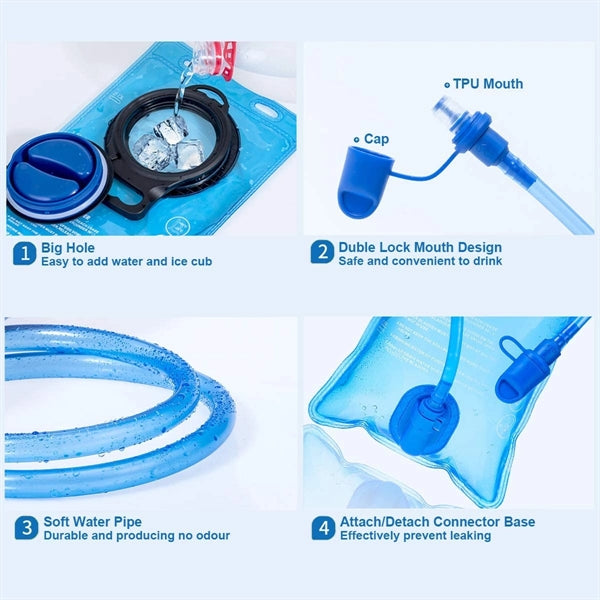 2 Liter Leakproof Water Storage Bladder Bag