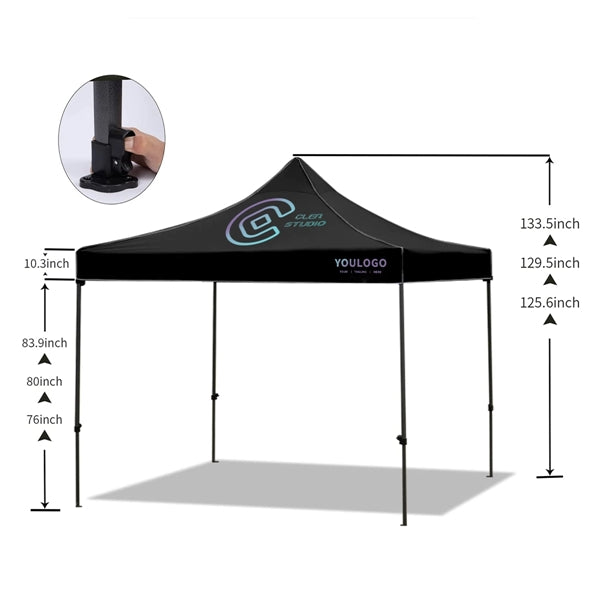 10'x10' Trade Show Canopy Tent Advertising Booth Shelter