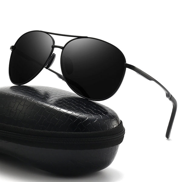 Aviator Sunglasses with Case